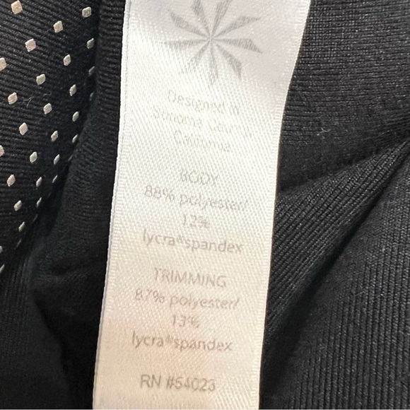 Athleta Dot Be Free Black 7/8 Polka Dot Tights Leggings Women’s Medium - Picture 12 of 15